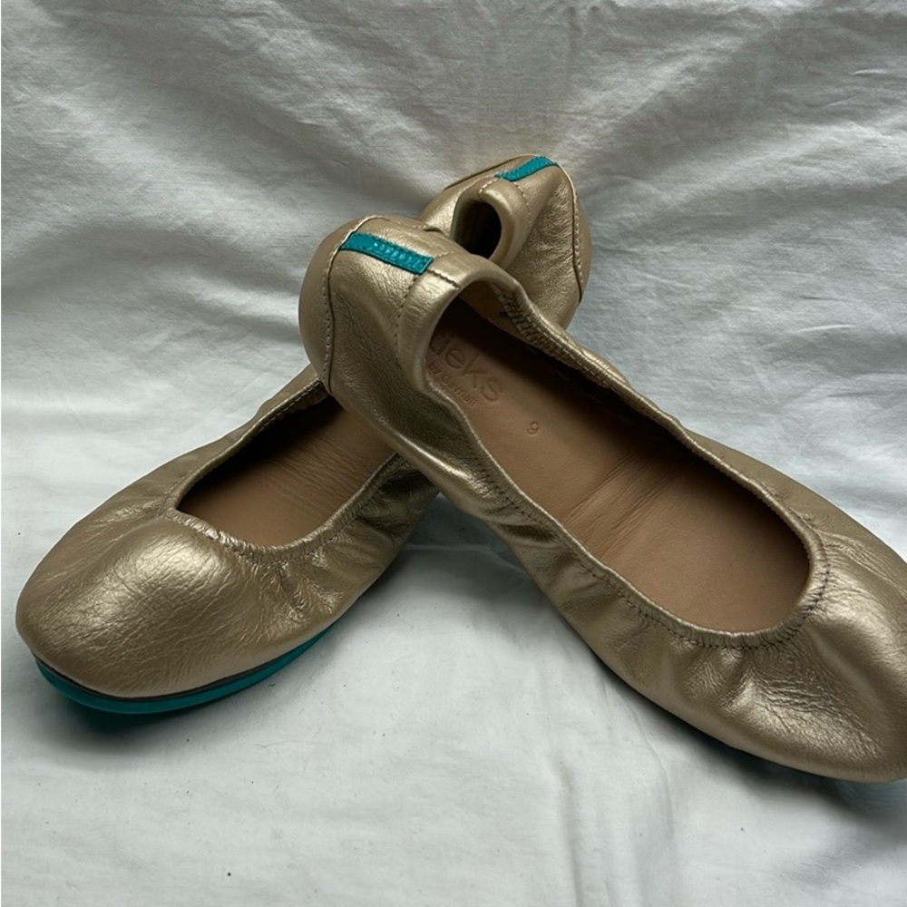 Tieks by Gavrieli Metallic Gold size 9